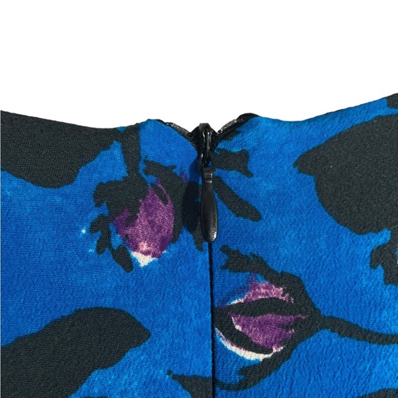 💙💜Zara Small Short Blue Purple Long Sleeves Dress💜💙 - Picture 5 of 7